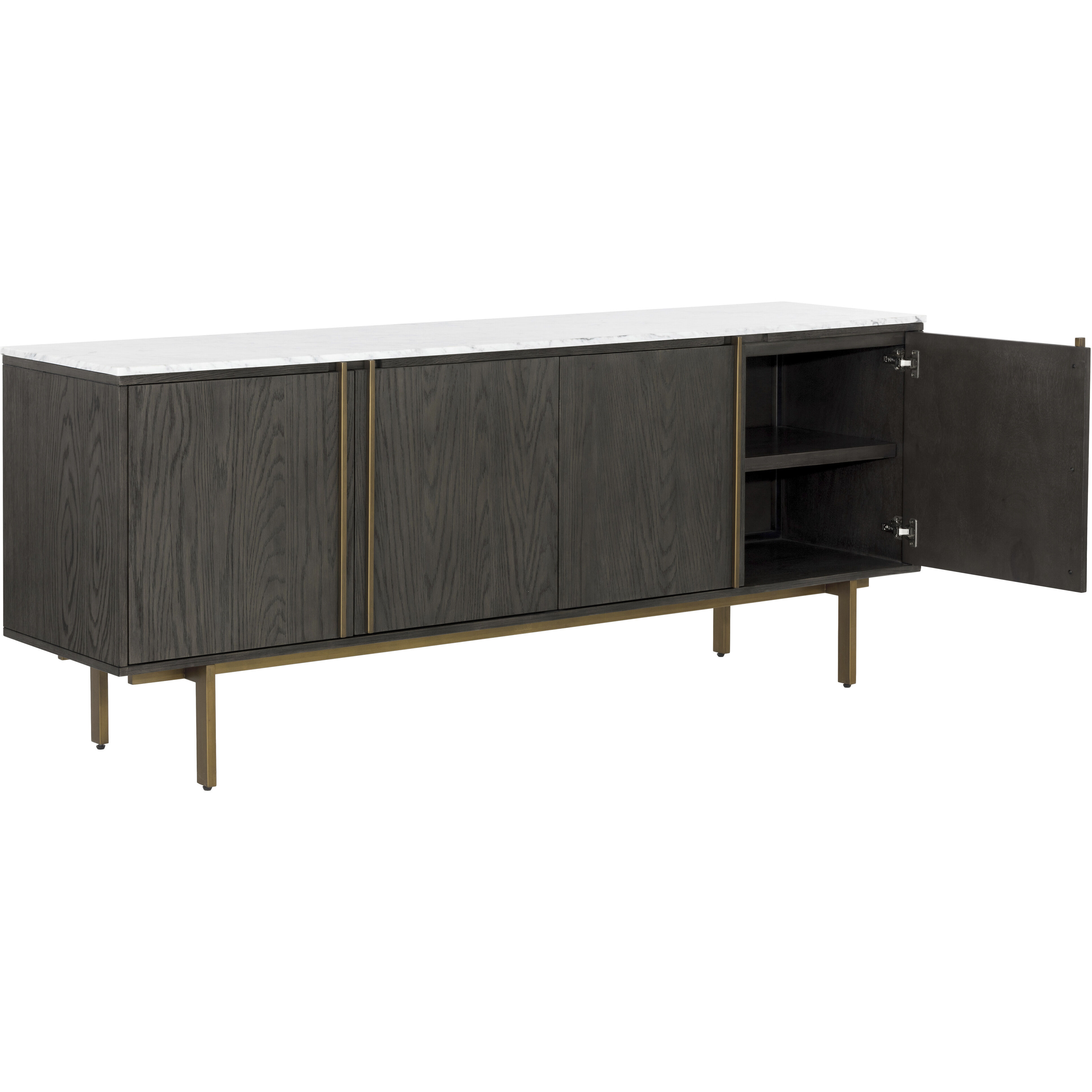 Briar 78.75 X 19 inch Dark Brown Sideboard
